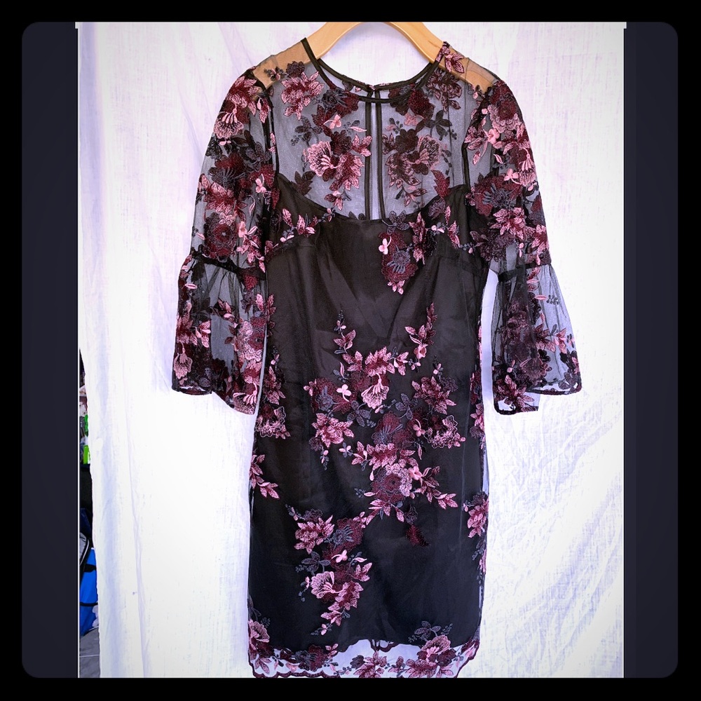 Sweet and Sexy Netted Slip Dress